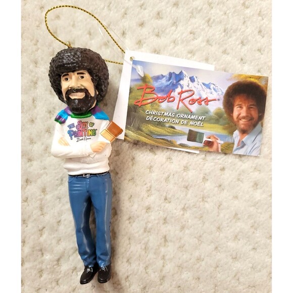 NWT Bob Ross THE JOY OF PAINTING Christmas Tree Ornament Kurt Adler - Picture 1 of 4